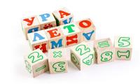 Кубики Алфавит русский