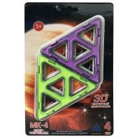 Магнитный конструктор "Супер-треугольники" (4 шт.)