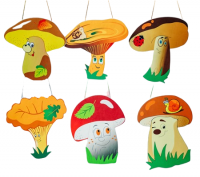 Набор сценических костюмов "Грибы" 6 шт.