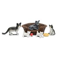 Игровой набор животных «Семья кошек»