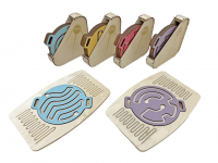 Набор комплектов из 4-х ручных балансиров и 2-х платформ для детей «Балу»