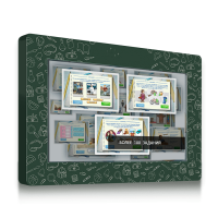 Сенсорная панель «Финансовая грамотность» для школ 55'