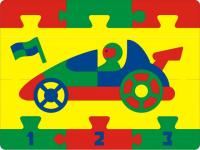 Мозаика мягкая "Гоночная машинка"