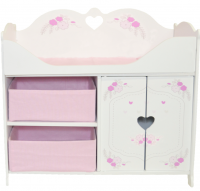 Кроватка-шкаф для кукол серия "Розали", цвет Пастель