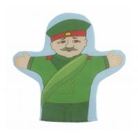 Кукла рукавичка "Солдат"