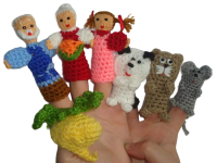 Вязаный пальчиковый театр "Репка"